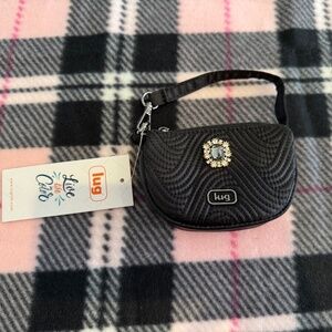 NWT Lug Disco Gem Black Tiny Pouch